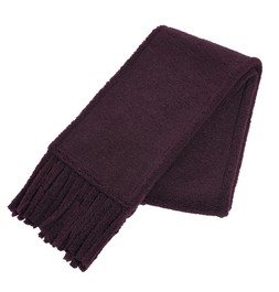Dark Burgundy Borg Textured Scarf, £22.99 (931344867)
