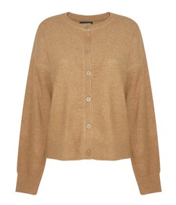 Dark Yellow Crew Neck Knit Cardigan, £29.99 (924133987)