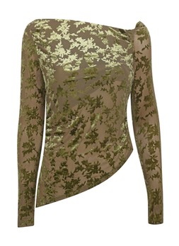 Green Velvet Devore Long Sleeve Top, £23.99 (935171333)