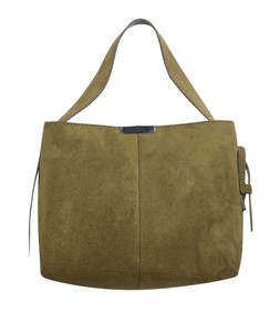 Khaki Faux Suede Bucket Bag, £21.99 (937299034)
