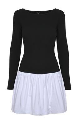 New Look Black And White Bubble Hem Mini Dress £29.99, €39.99