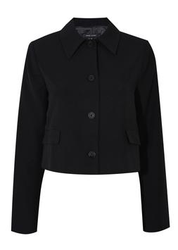 New Look Black Crepe Cropped Jacket £45.99, €59.99