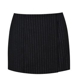 New Look Black Glittery Pinstripe Wrap Skort £29.99, €39.99
