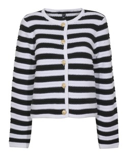 New Look Black Knit Striped Cardigan £39.99, €49.99
