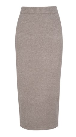 New Look Mink Boucle Knit Midi Skirt £29.99, €39.99