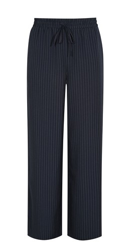New Look Navy Pinstripe Drawstring Wide Leg Trousers £29.99, €39.99