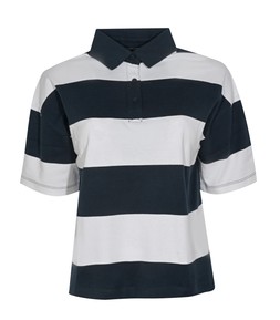 New Look Navy Rugby Stripe Short Sleeve Polo Top £19.99 €25.99