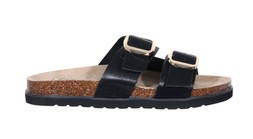 New Look New Look Black Faux Leather Buckled Strap Sandals £16.99