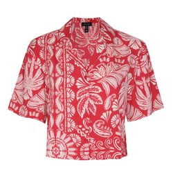 New Look Red Palm Leaf Print Shirt £17.99 €22.99