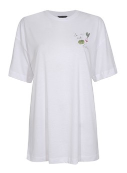 New Look White Bonne Bag Print T-Shirt £15.99 (Front)