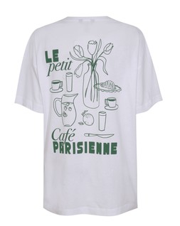 New Look White Le Petit Cafe Parisienne Graphic T-Shirt £15.99 (Back)