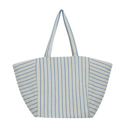 Off White Striped Slouchy Canvas Tote Shopper Bag, £15.99 (923648549)