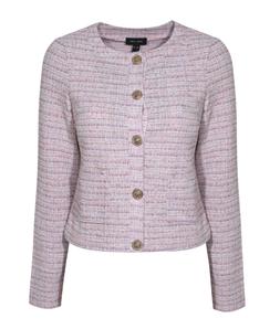 Pink Metallic Boucle Crew Neck Cardigan €20.00 £15.00 925833979