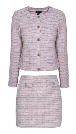 Pink Metallic Boucle Crew Neck Cardigan €20.00 £15.00 925833979 & Pink Metallic Boucle Mini Skirt €15.00 £12.00 - 917768579