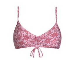 Pink Starfish Print Ruched Crop Bikini Top, £16.99 - 922222079