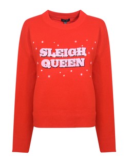 Red Sequinned Sleigh Queen Christmas Jumper, £27.99 (924205569)