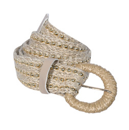Stone Woven Raffia Beaded Belt, New Look, £9.99 (924053316)