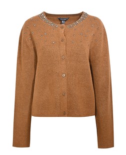 Tan Diamante Embellished Cardigan, £36.99 (924230918)