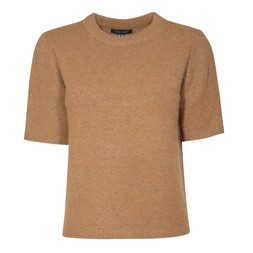 Tan Short Sleeve Knit Top, £26.99 (924105418)