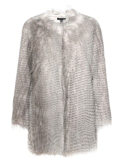 White Faux Fur Midi Coat, £79.99 (929518219)