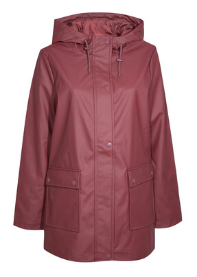 Burgundy Water Resistant Drawstring Hood Rain Anorak £39.99 from New Look