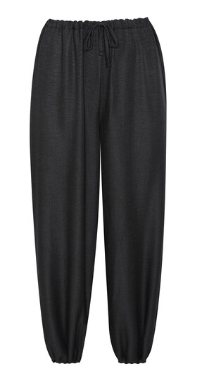 Tall Black Drawstring Cuffed Trousers £25.99 from New Look