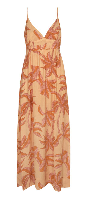 Orange Palm Tree Print Beach Maxi Dress £35.99 from New Look