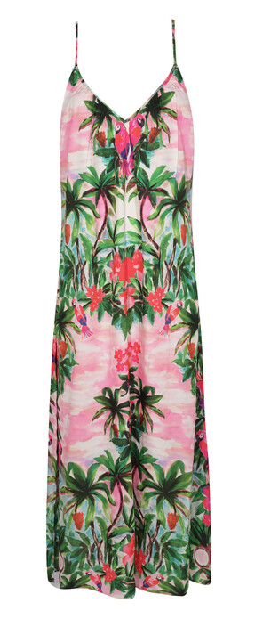 Green Floral Strappy Beach Maxi Dress £29.99 from New Look
