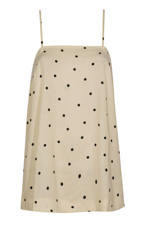 Cream Linen Rich Polka Dot Removable Strap Bandeau Top £25.99 from New Look