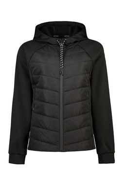Black Scuba Sleeve Jacket
