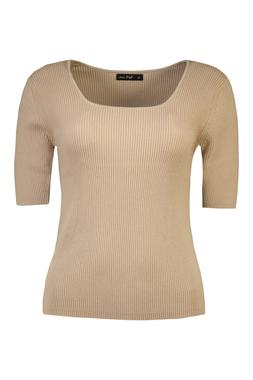 Neutral Square Neck Top