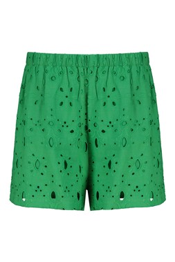 Green Schiffili Co Ord Short