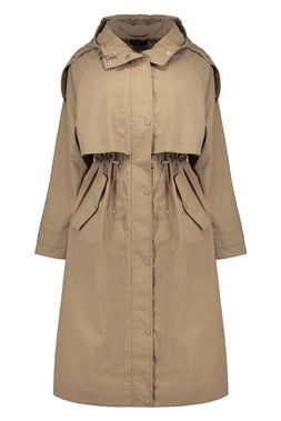 Neutral Fashion Raincoat