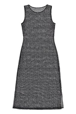 Black Sequin Beach Dress