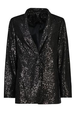 Black Sequin Blazer