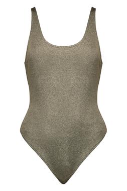 Gold Sparkle Sleeveles Bodysuit