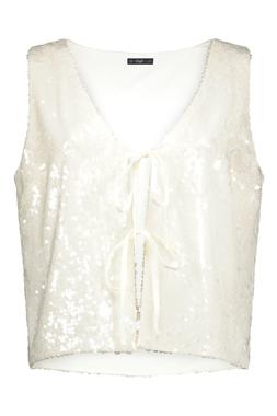White Tie Front Cami