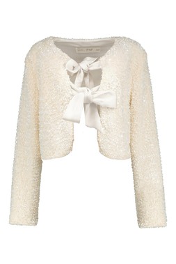 White Sequin Jacket