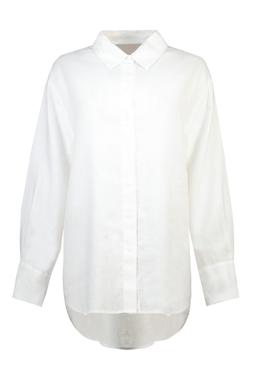 White Oversized Poplin Shirt