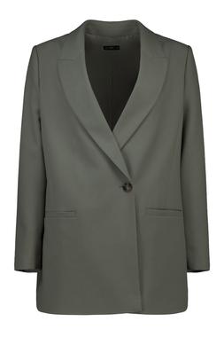 Khaki Dark Sage Oversized Blazer