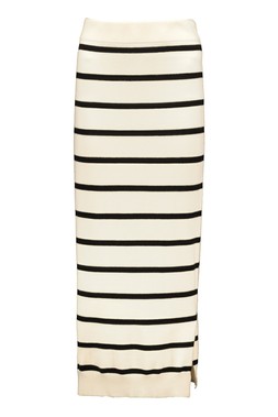 Neutral Stripe Co Ord Skirt
