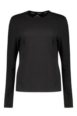 Black Long Sleeve Fitted Tee