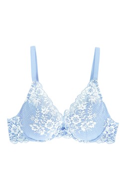 Blue Chloe Plunge Bra