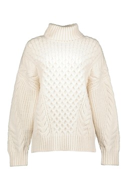 Slouchy Neutral Cable Jumper