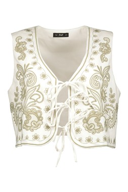 Multi Green Ibiza Waistcoat