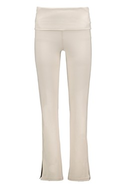 Cream Peached Wide Leg Co Ord Legging