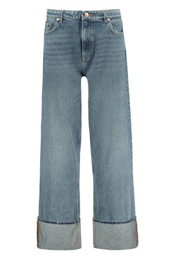 Blue Midwash Turn Up Jean