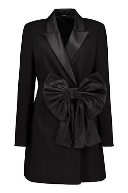 Black Tux Bow Dress