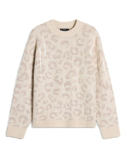Neutral Animal Sequin Jumper