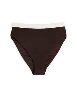 Brown High Waisted Bikini Pant